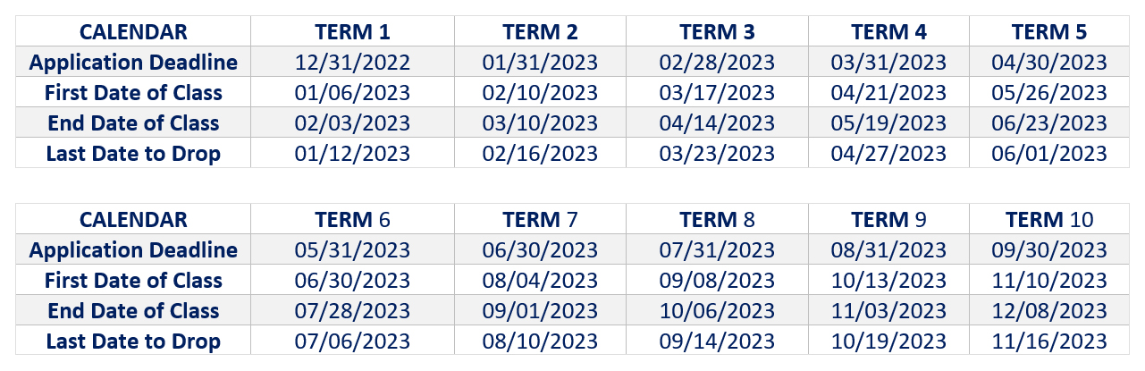 the-continents-states-university-academic-calendar