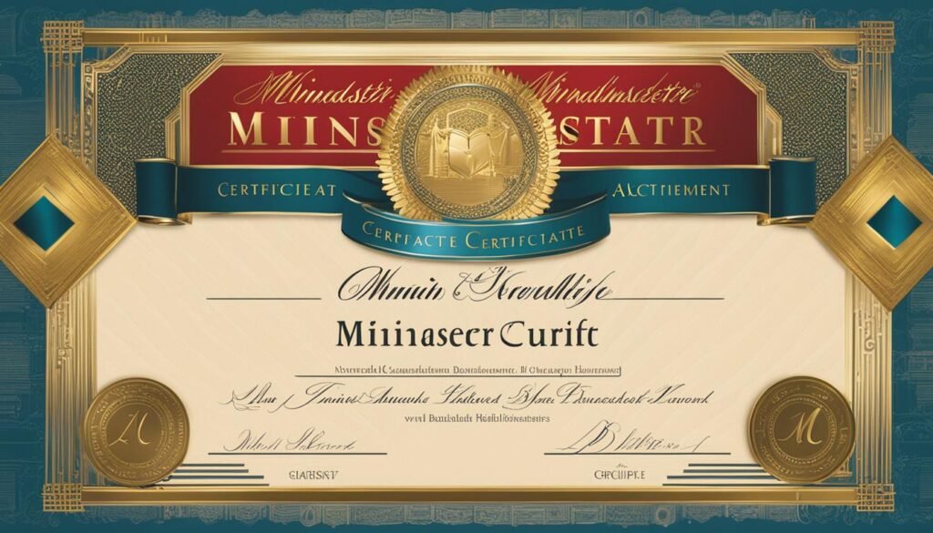MiniMaster Certificate