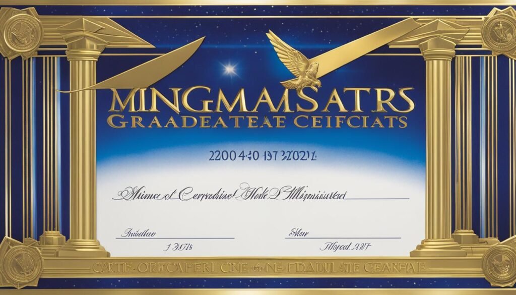 MiniMaster Graduate Certificates