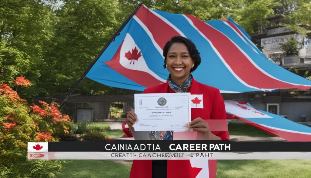 Canadian work permit in hand