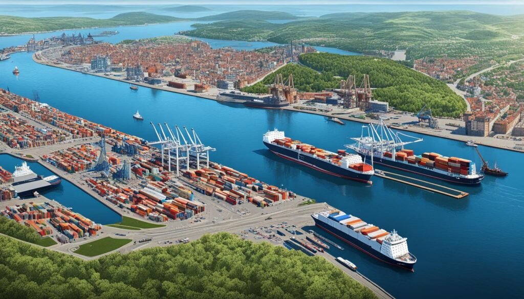 Hanseatic League trade networks
