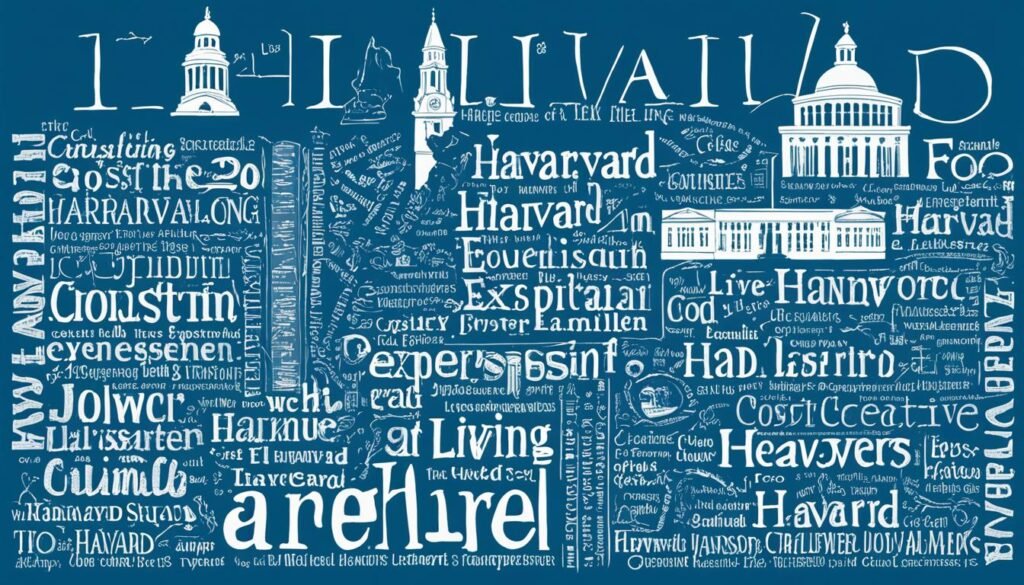 Harvard living expenses