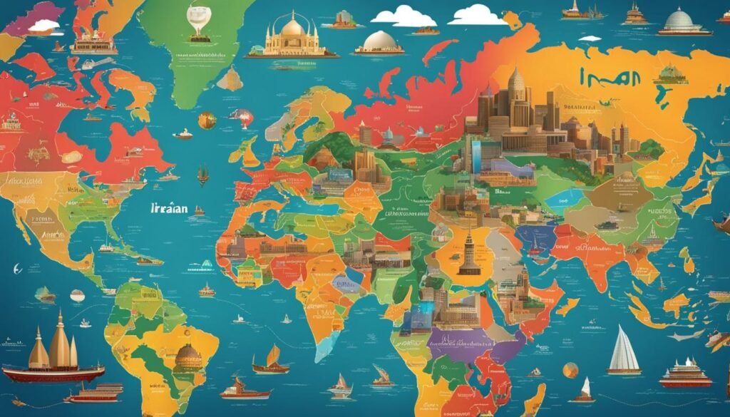 Iranian View of the World Image