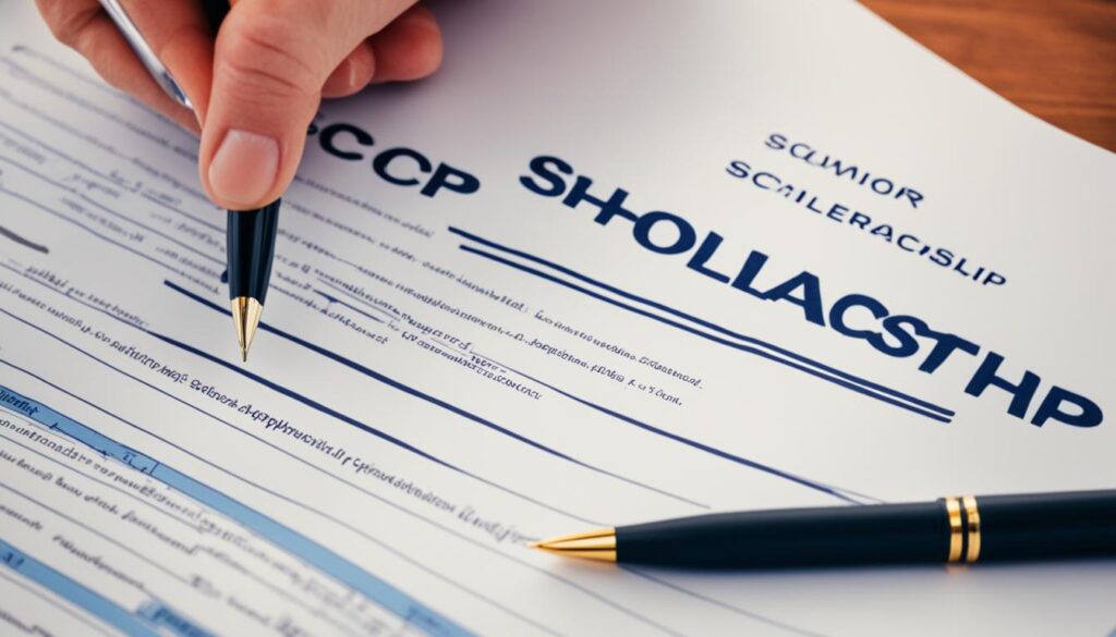 scholarship application