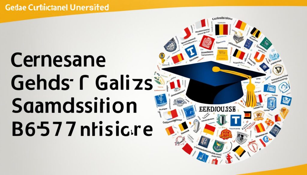 German university admissions