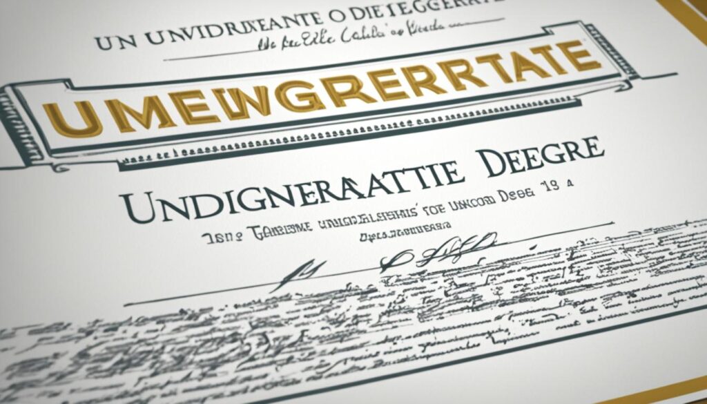 undergraduate degree