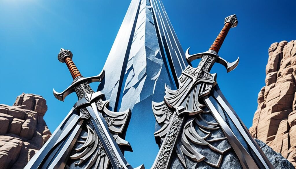 Swords in Rock Monument
